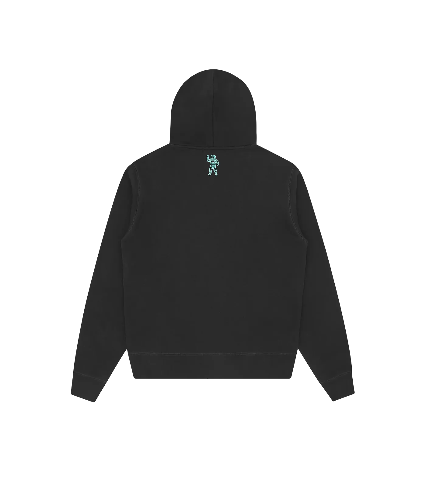 SMALL ARCH LOGO POPOVER HOOD - BLACK/GREEN LOGO