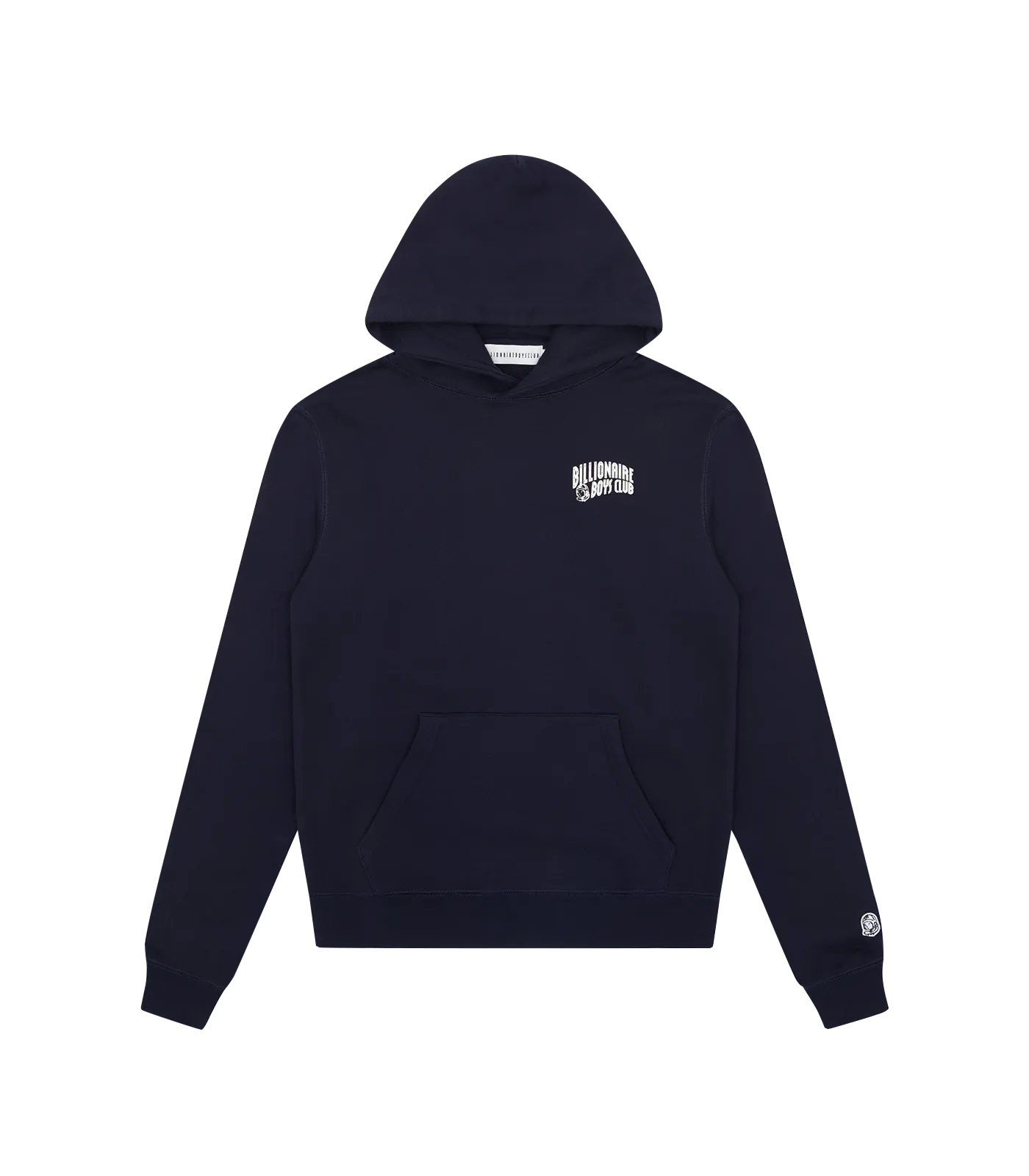 SMALL ARCH LOGO POPOVER HOOD - NAVY/WHITE LOGO