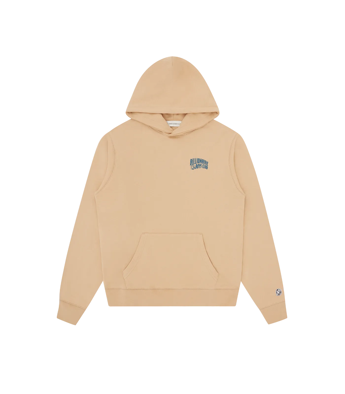 SMALL ARCH LOGO POPOVER HOOD - SAND