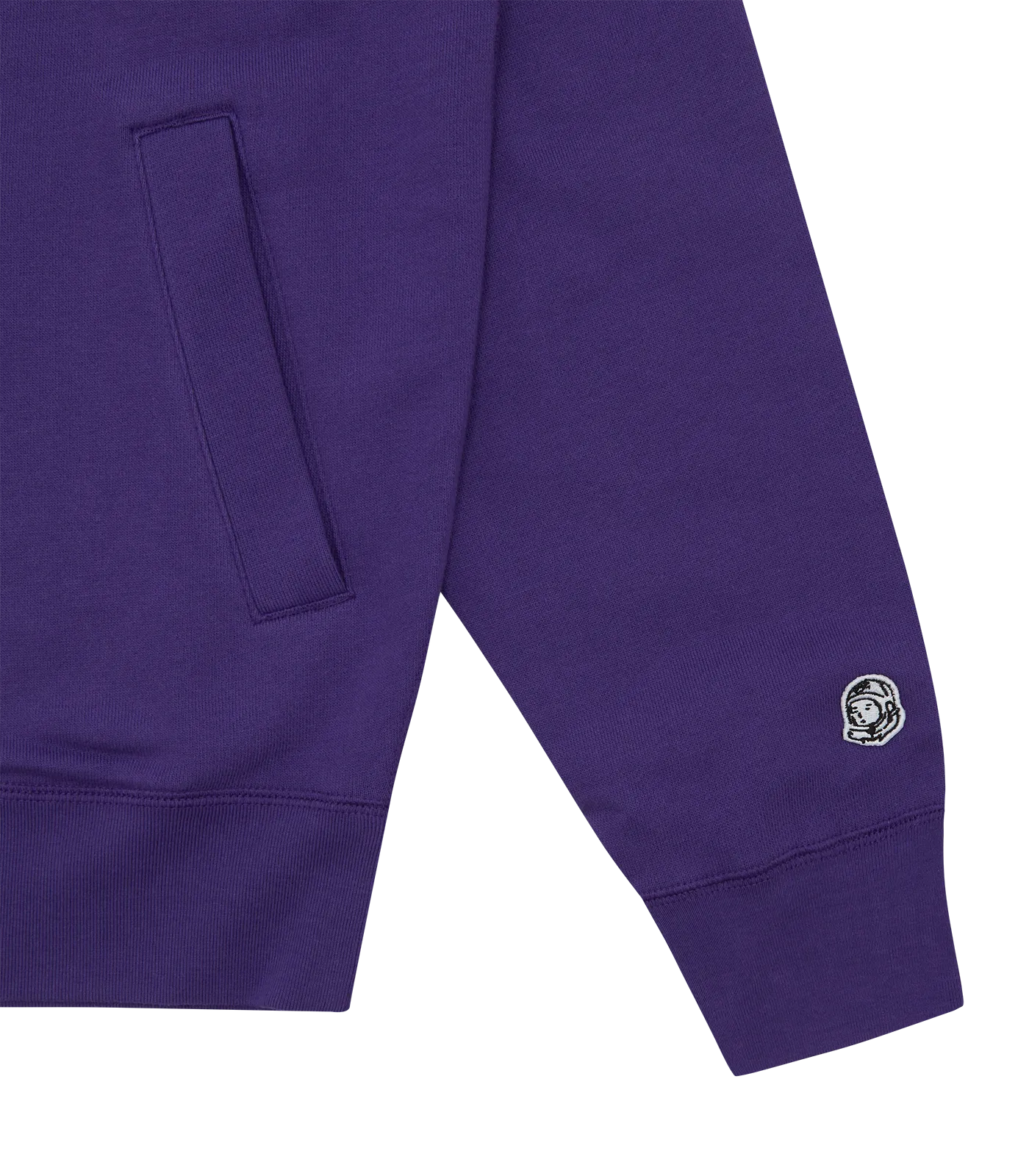 SMALL ARCH LOGO ZIP THROUGH - GRAPE