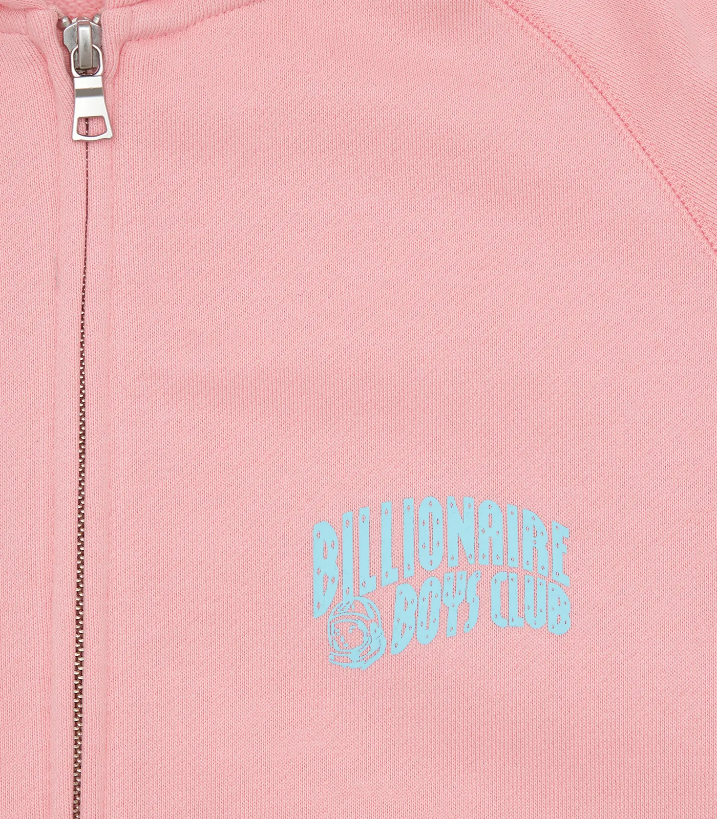 SMALL ARCH LOGO ZIP THROUGH - PINK