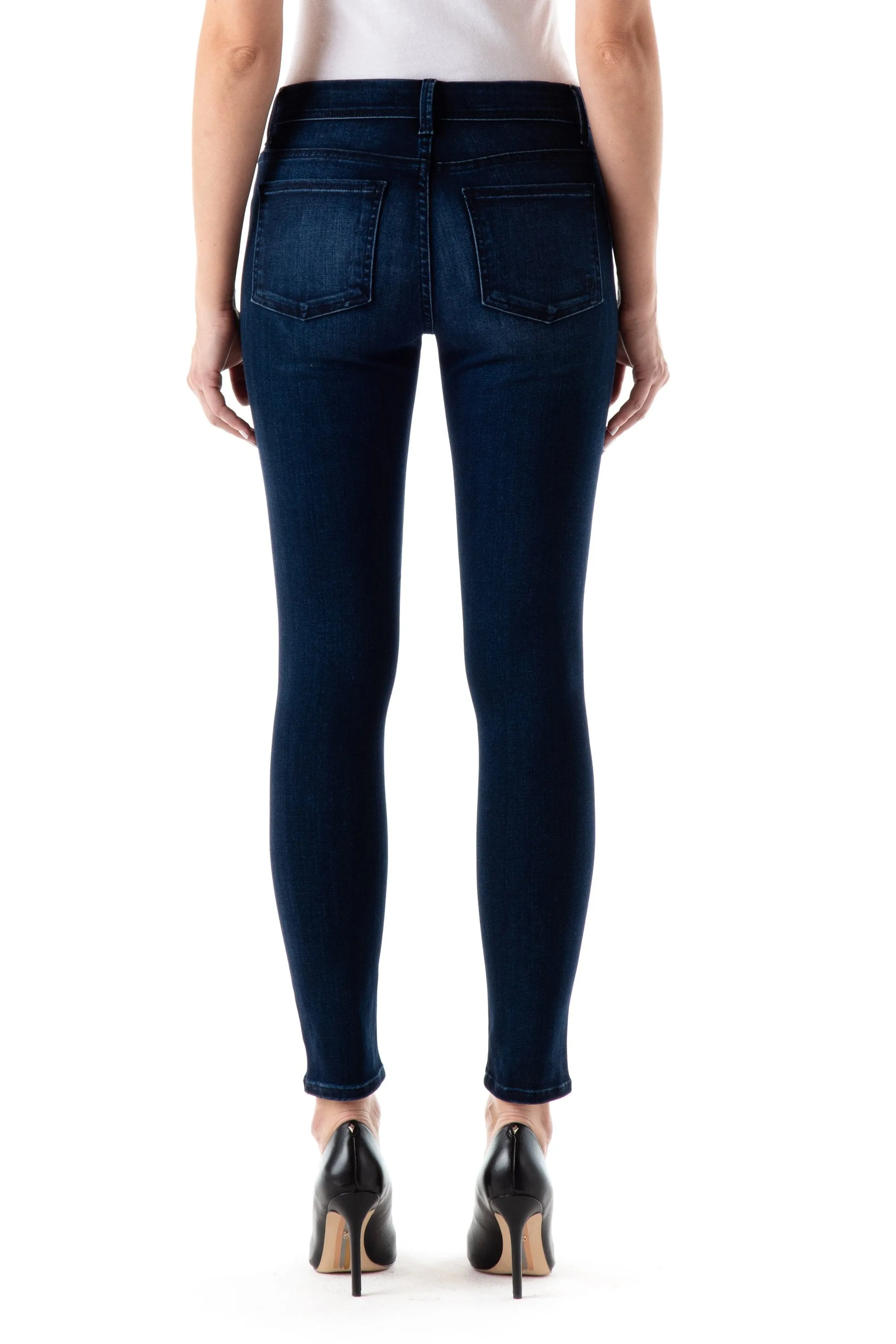 SOLA MID RISE SKINNY JEAN IN LUXE