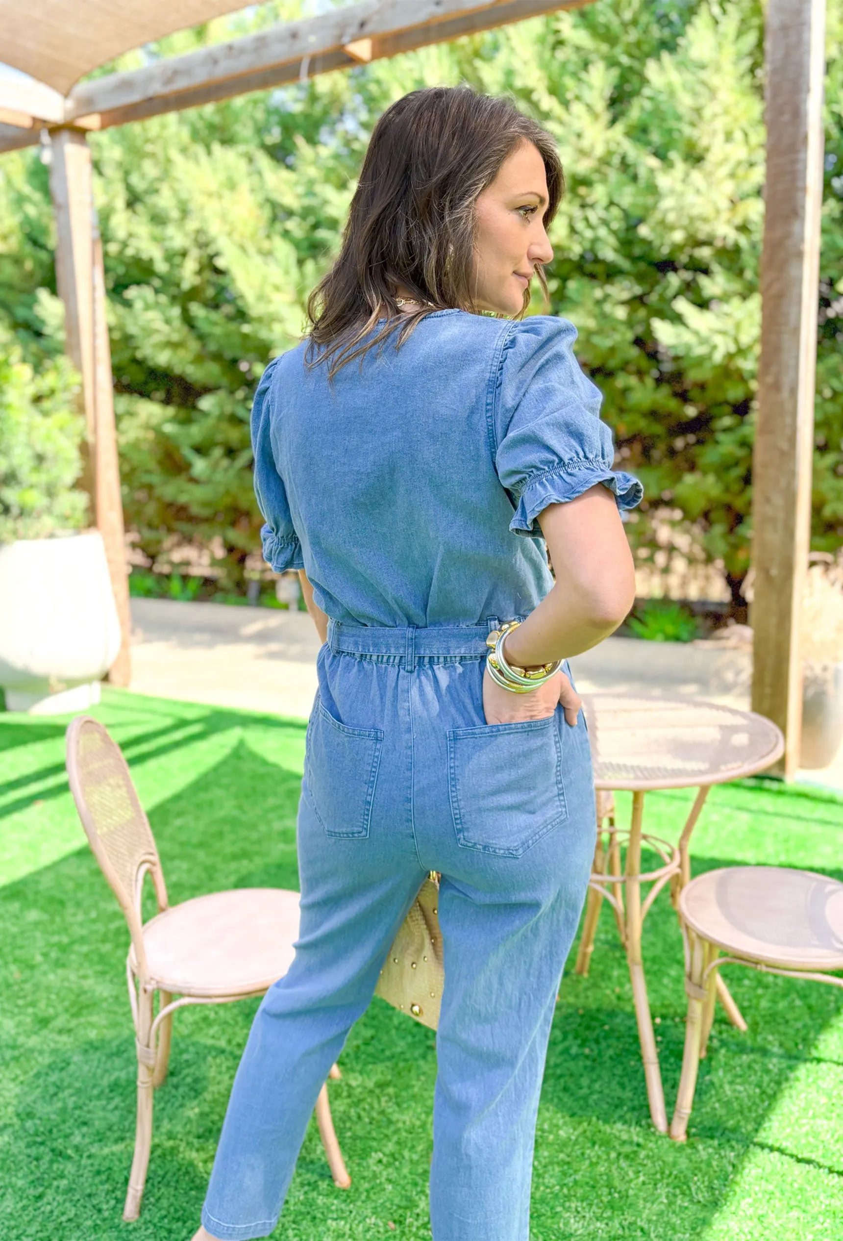 Southern Beauty Denim Jumpsuit