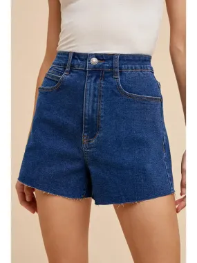 Springfield High Rise Denim Shorts