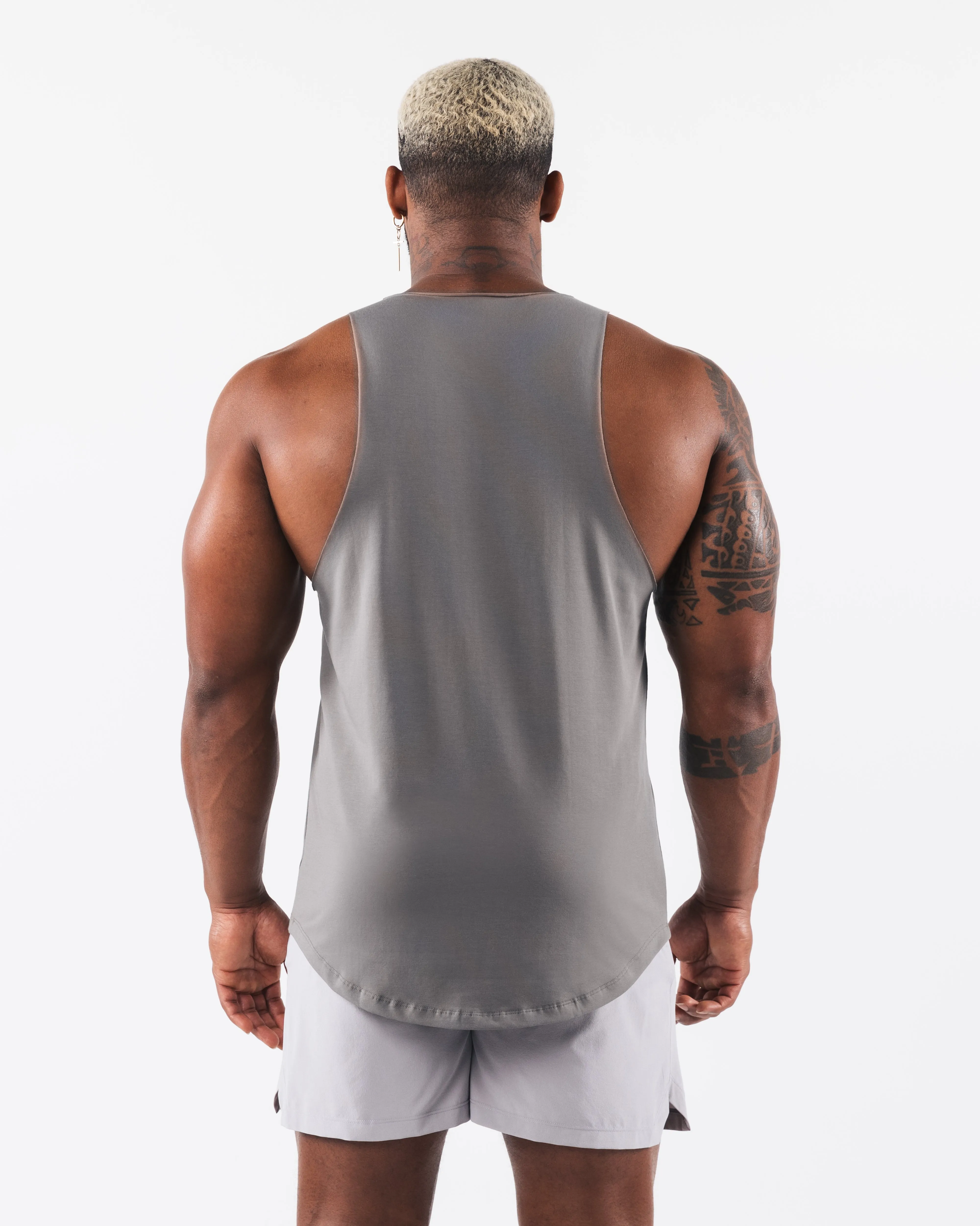 Stadium Raw Cut Tank - Dusty Concrete