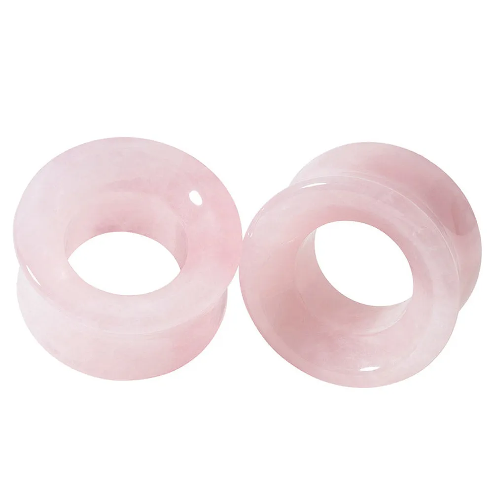 Stone Eyelets - Rose Quartz