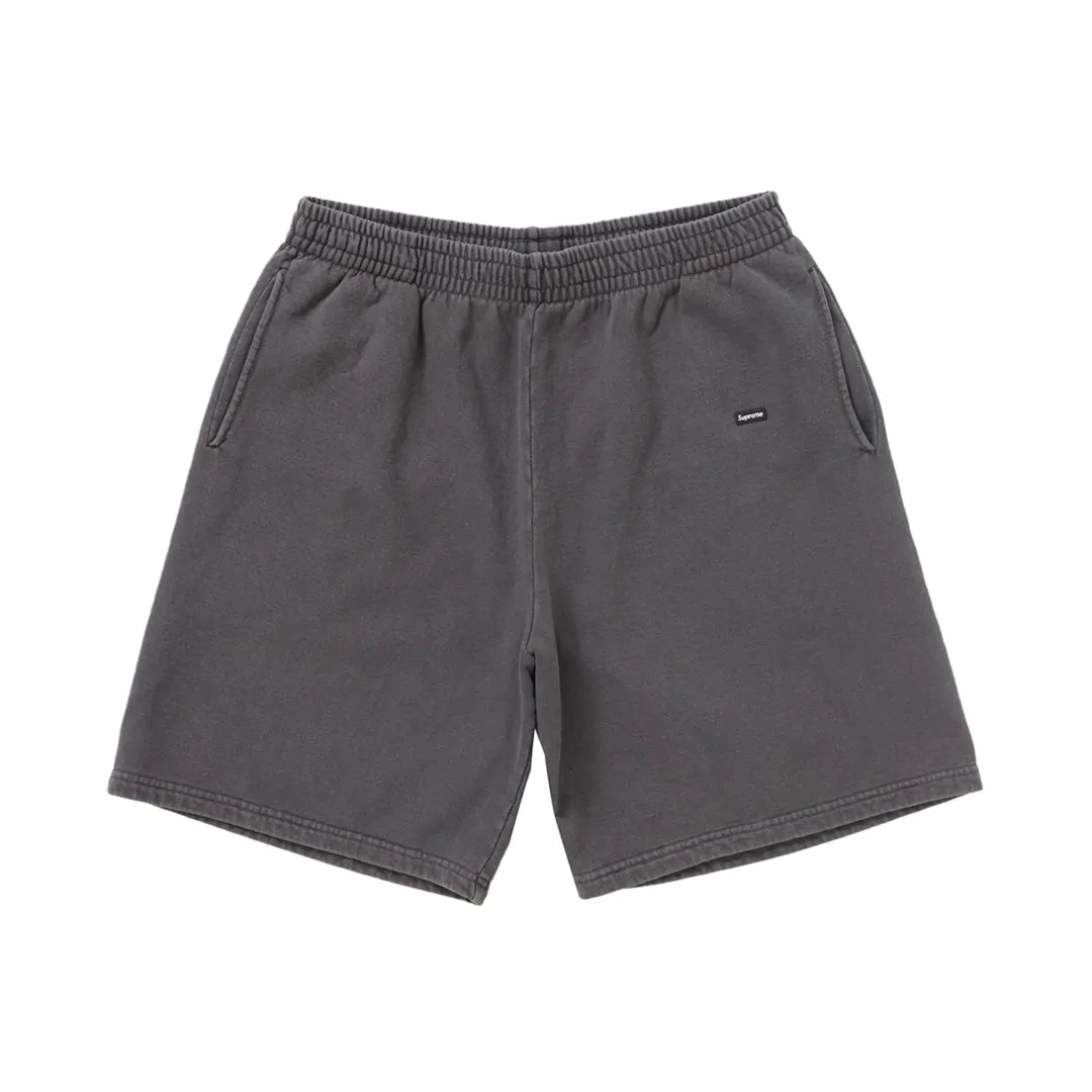 Supreme Overdyed Small Box Sweatshort Charcoal