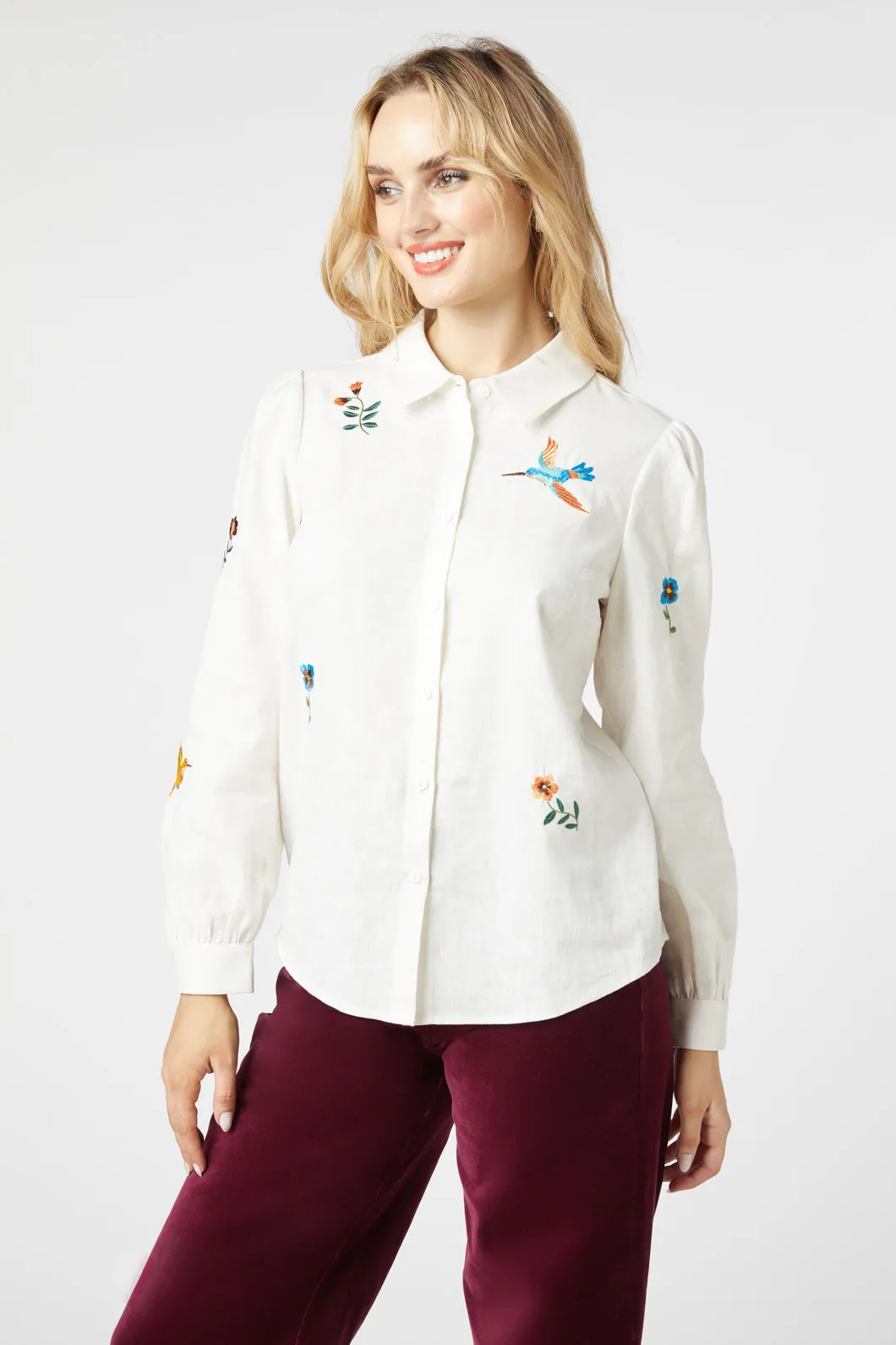 Sweet Nectar Embroidered Blouse