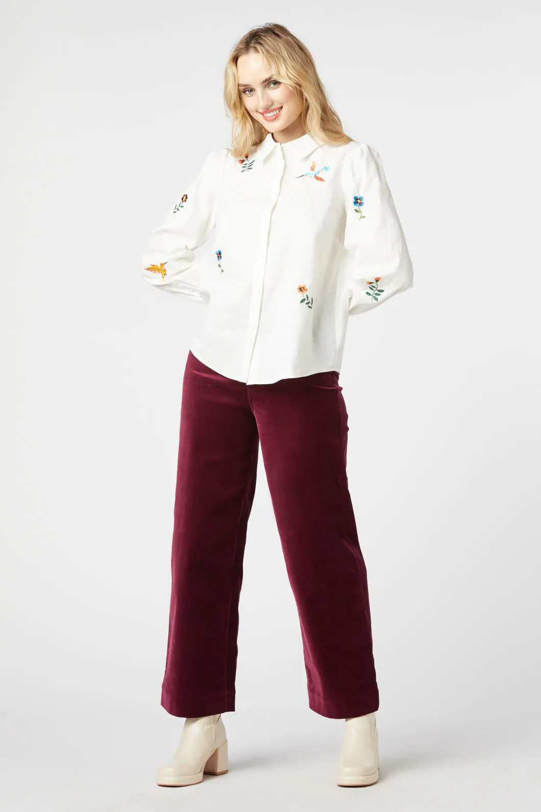 Sweet Nectar Embroidered Blouse