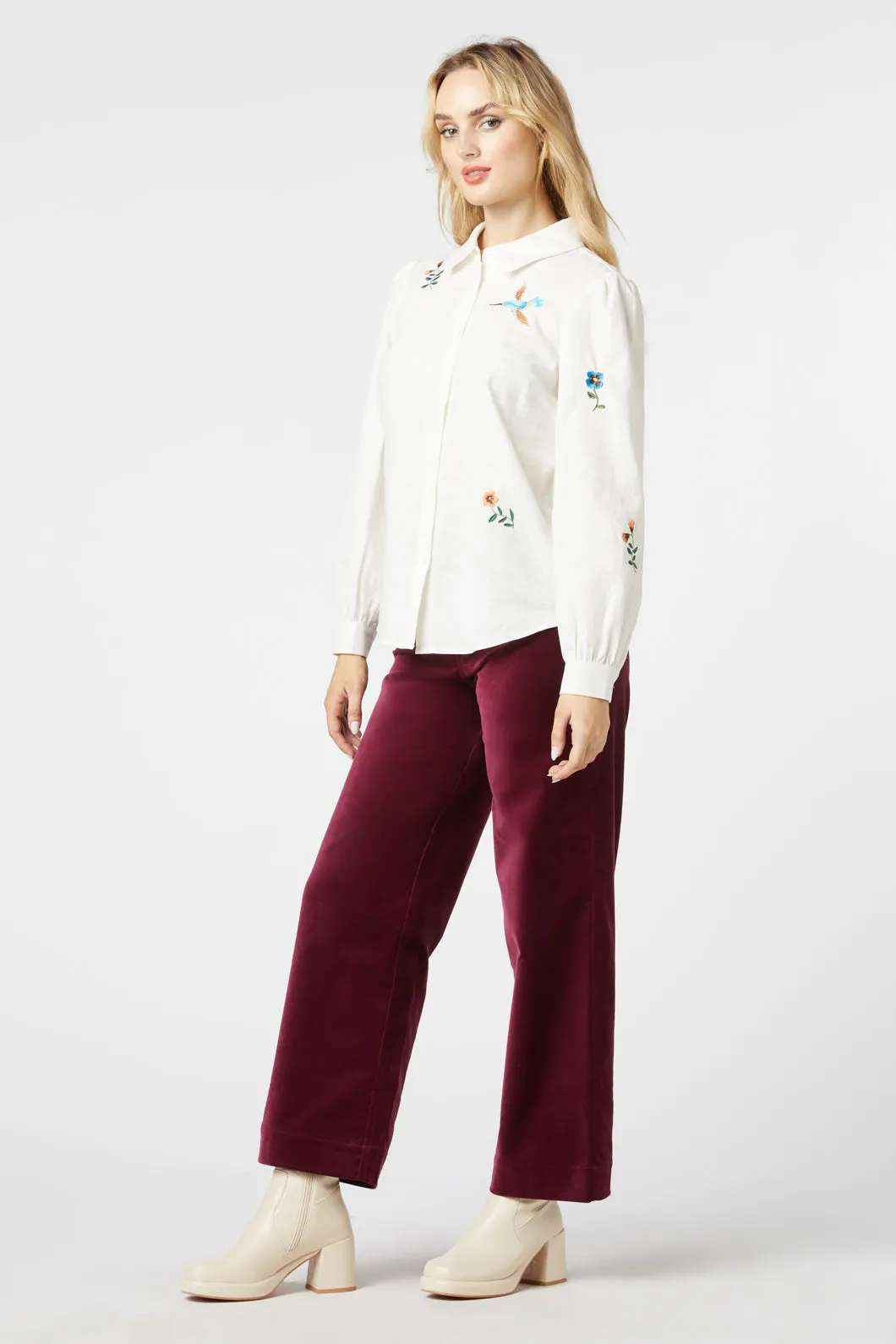 Sweet Nectar Embroidered Blouse