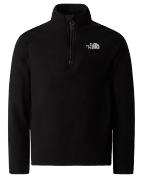 The North Face Teen Glacier 1/4 Zip Pullover - Tnf Black