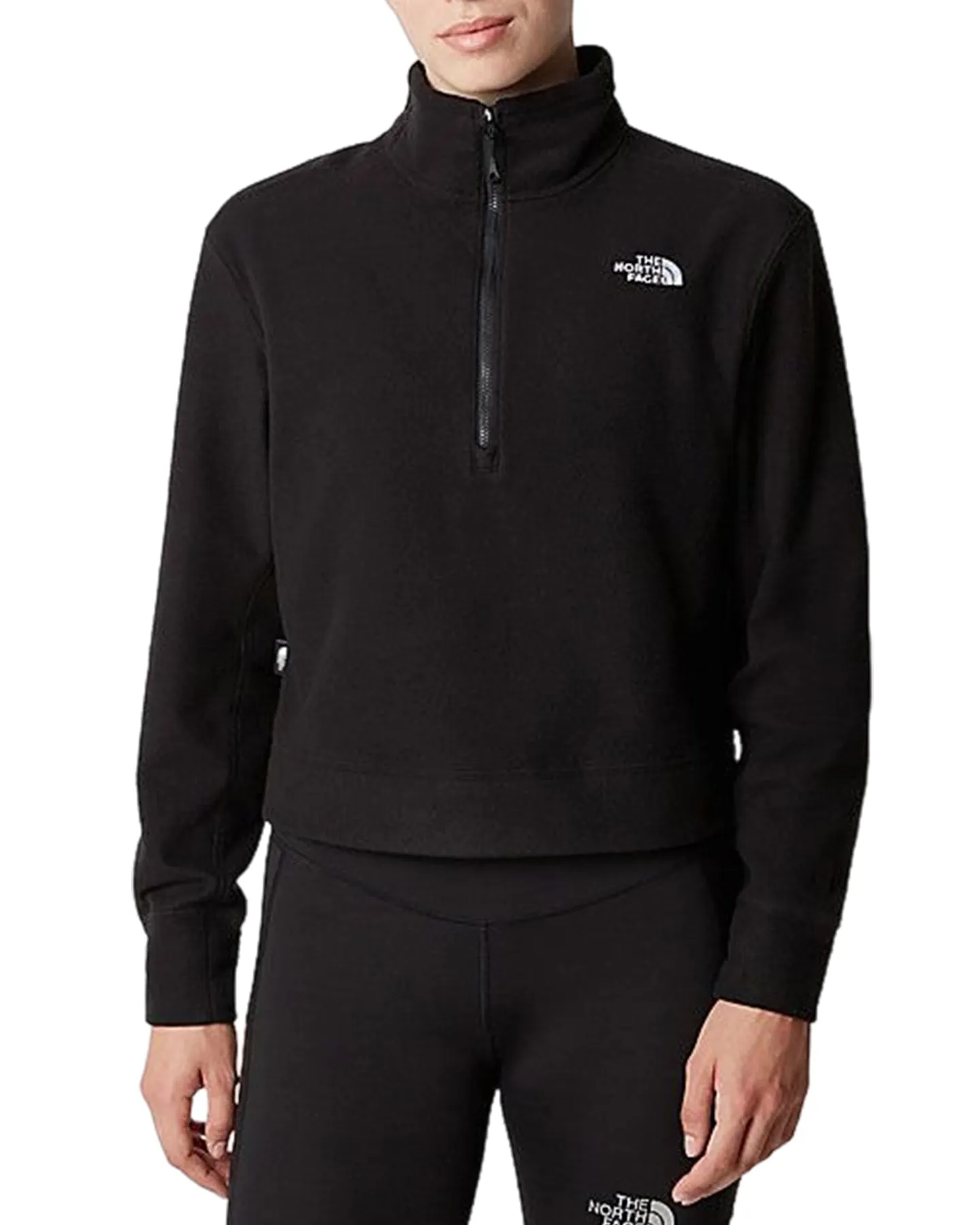 The North Face Women's 100 Glacier Half-Zip Fleece - Tnf Black