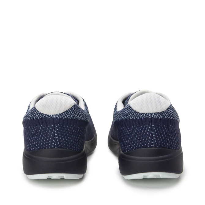 TRAQ by Alegria Womens Goalz (5411) Knit Sneaker- Navy