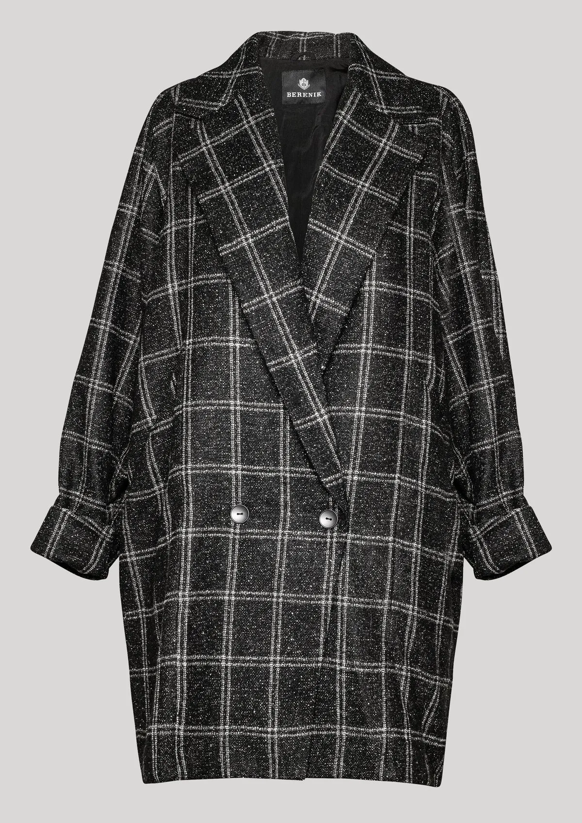 TWEED COAT - BLACK