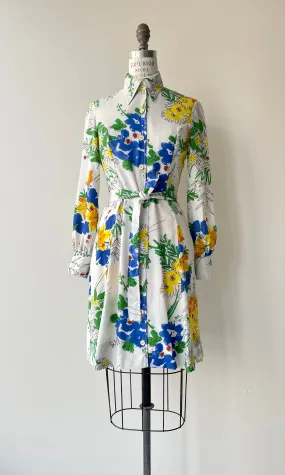 Vera Floral Shirtdress | 1970s