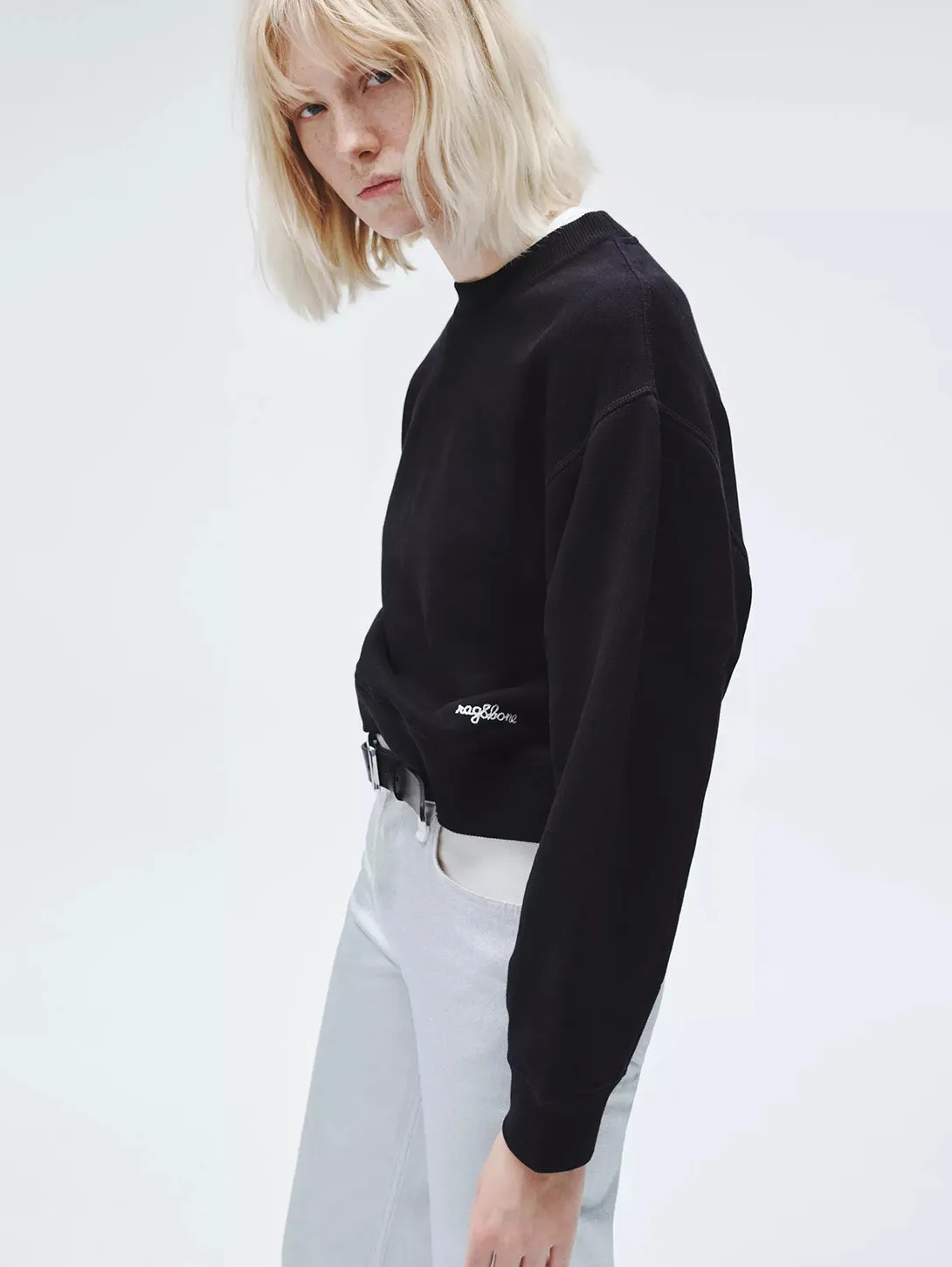 Vintage Terry Sweatshirt - Black