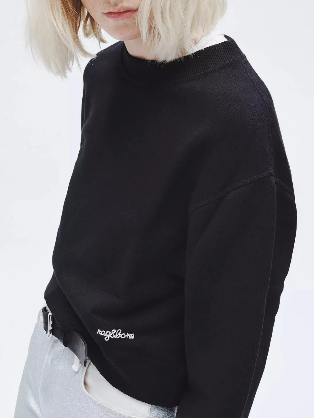 Vintage Terry Sweatshirt - Black