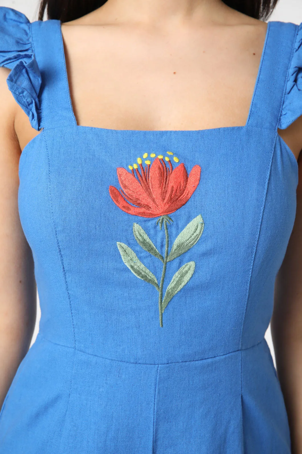 Waratah Embroidered Jumpsuit