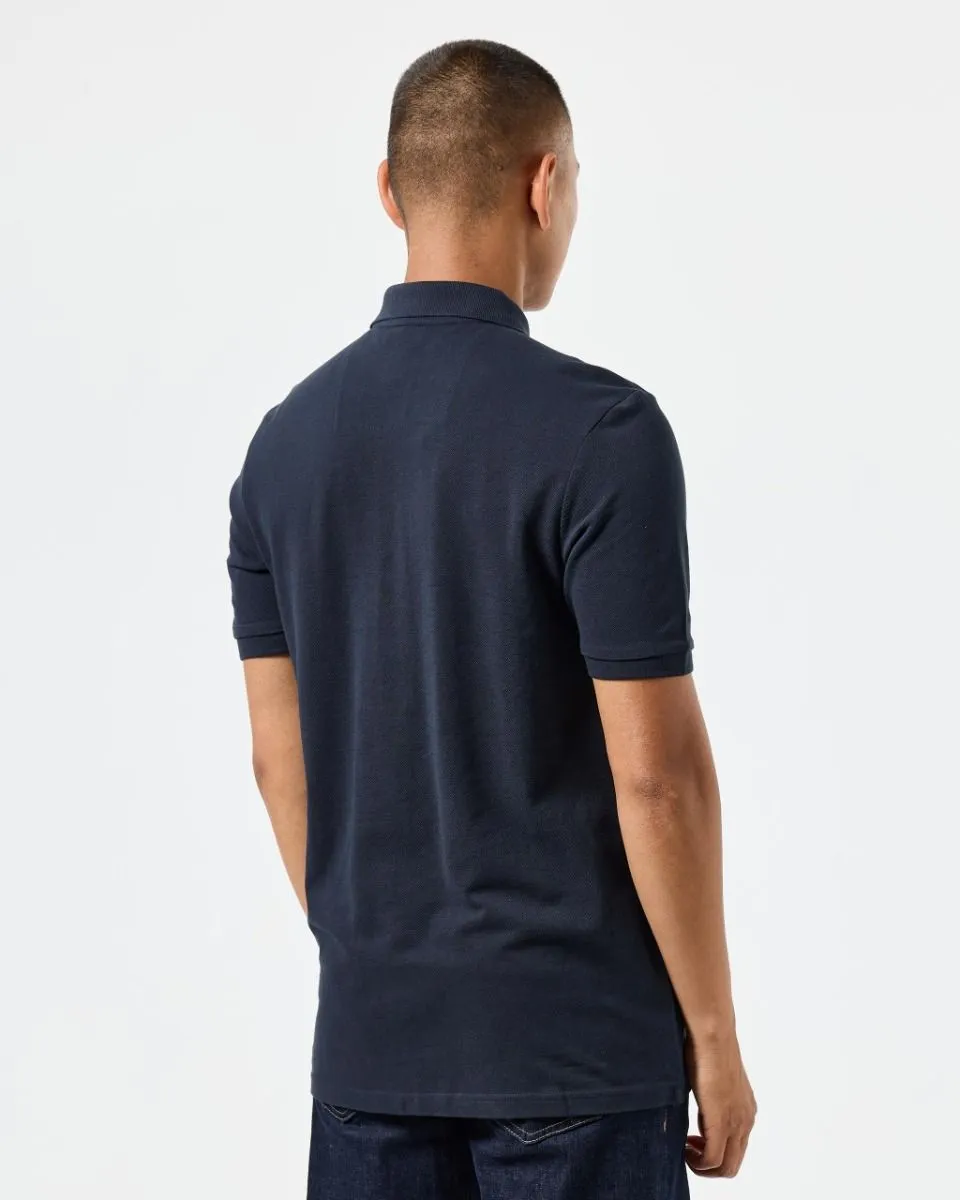 Weekend Offender Caneiros Short Sleeve Polo Shirt Navy