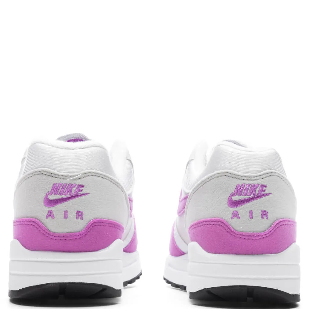 Women's Air Max 1 '87 - Neutral Grey/Fuchsia Dream/White