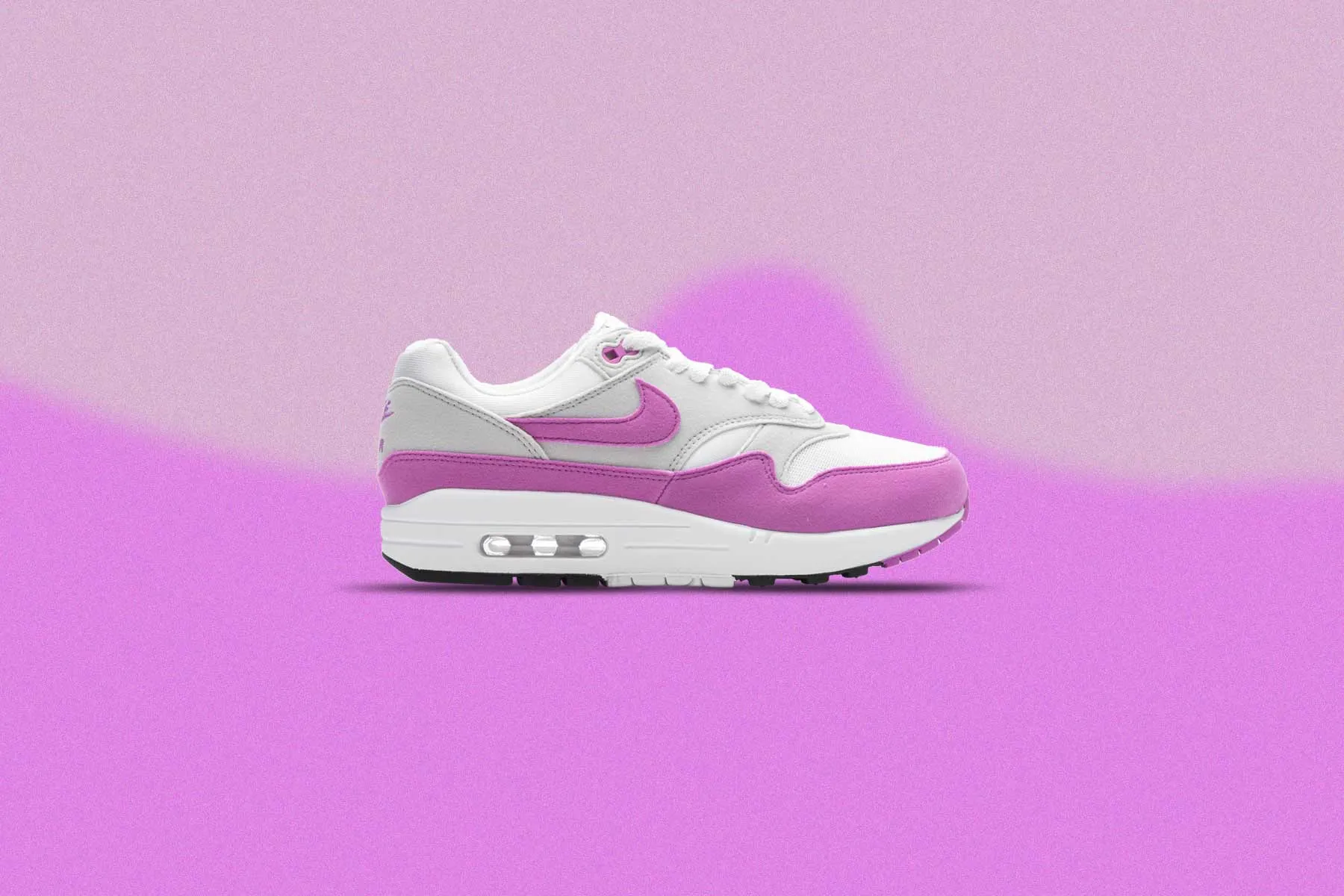 Women's Air Max 1 '87 - Neutral Grey/Fuchsia Dream/White