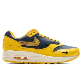 Women's Air Max 1 PRM - Midnight Navy/Varsity Maize