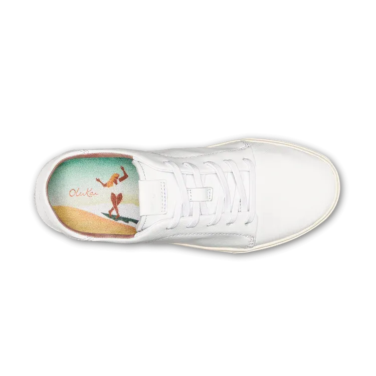 WOMEN'S OLUKAI PEHUEA LI ILI SNEAKER | WHITE