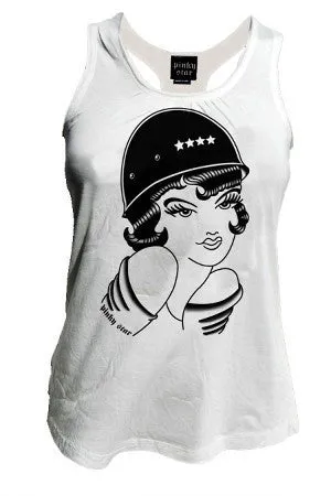 Women's The Army Girl Tattoo Racerback Tank