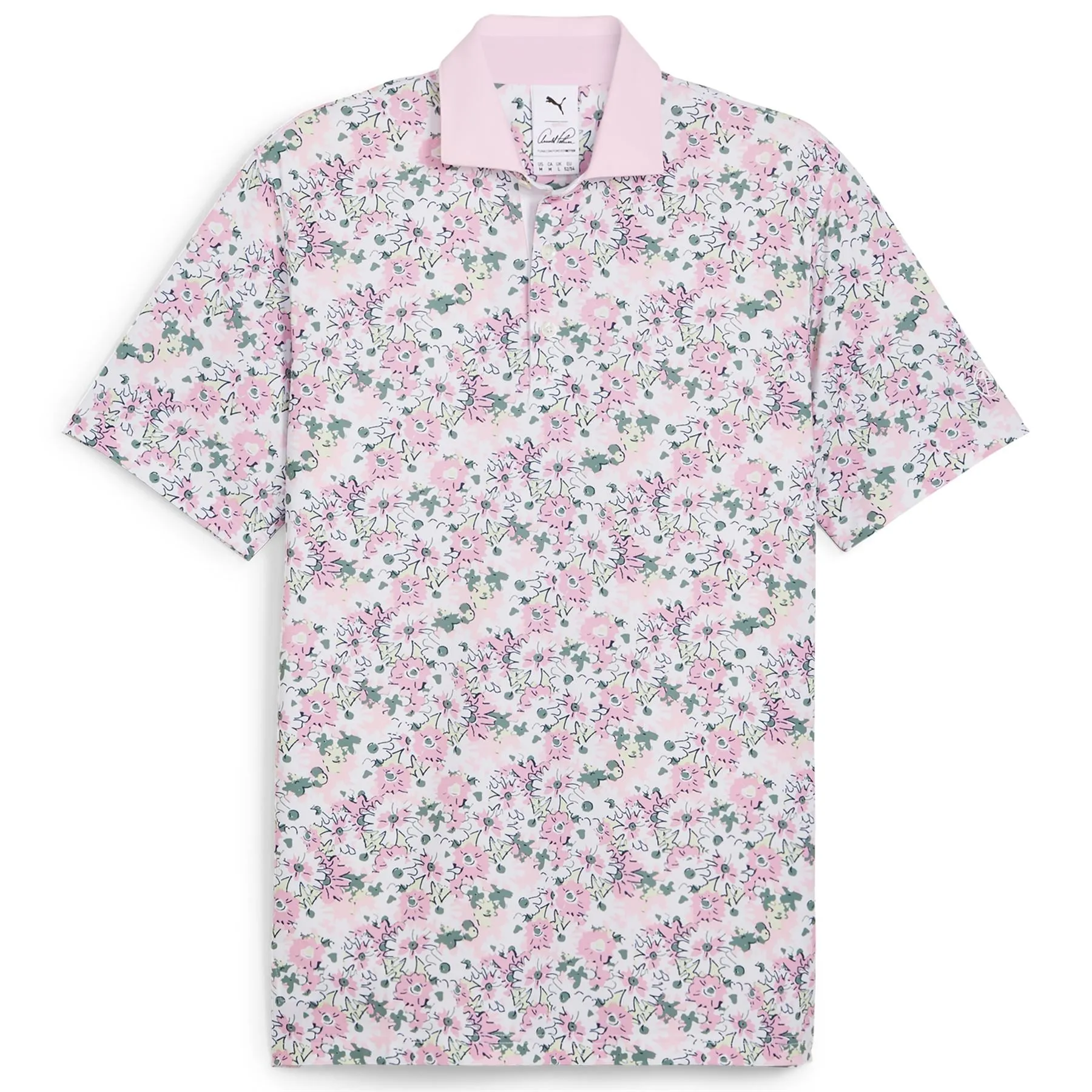 x AP Floral Polo White/Pink - SS24