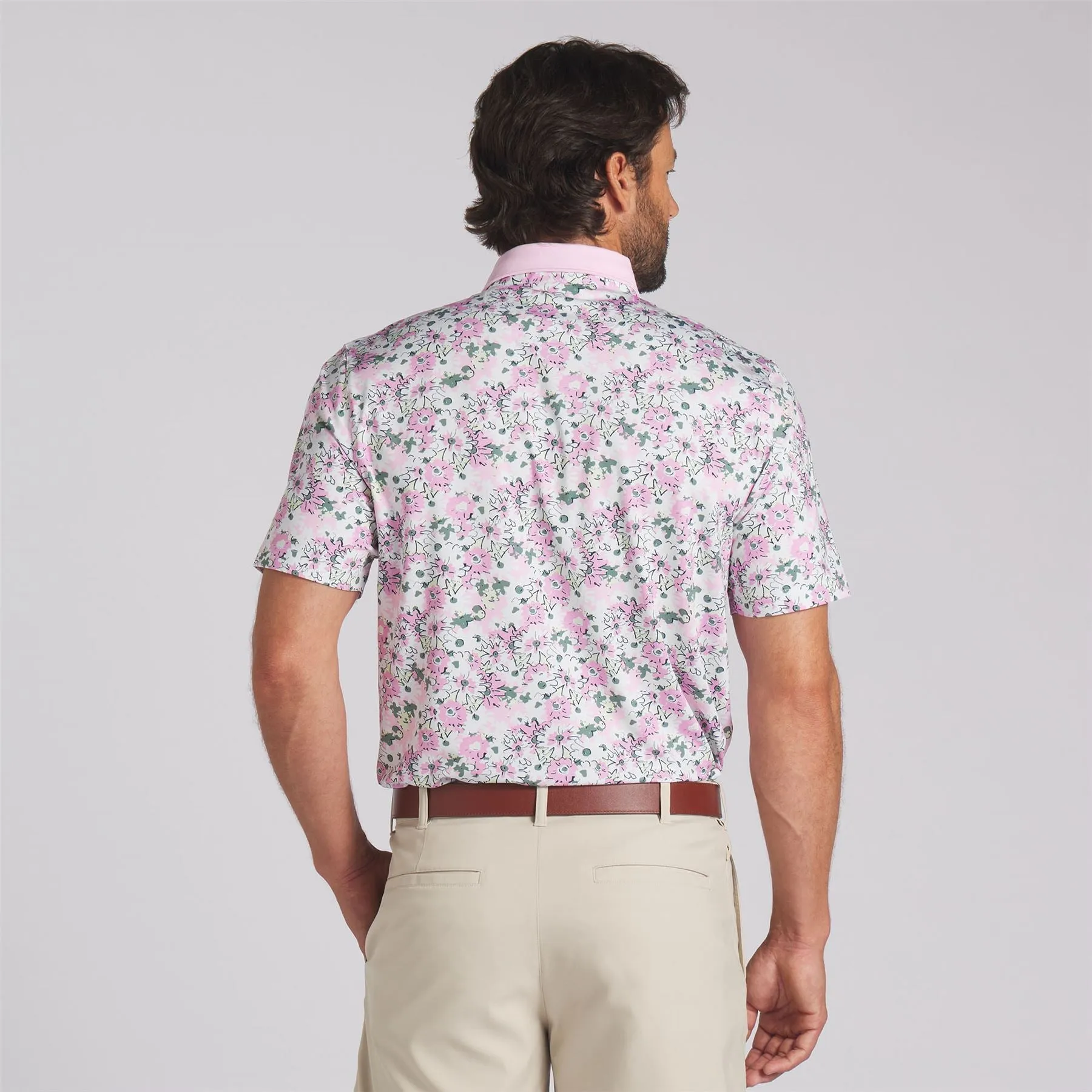 x AP Floral Polo White/Pink - SS24